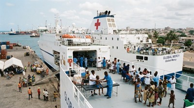 國際醫療船「Global Mercy」抵迦納 提供近三千例免費手術