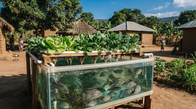 坦尚尼亞推魚菜共生　兼顧家庭糧食、營養與收入