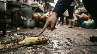 甜玉米攤商衛生差食物放地　遭禁向過敏客供餐
