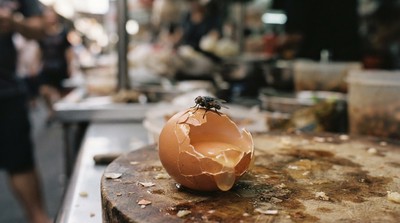 斐濟納西努嘉年華食安稽查 攤位發現裂蛋、蒼蠅